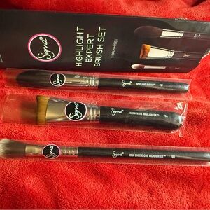 Sigma Beauty Highlight Expert Brush Set - Black and Brown